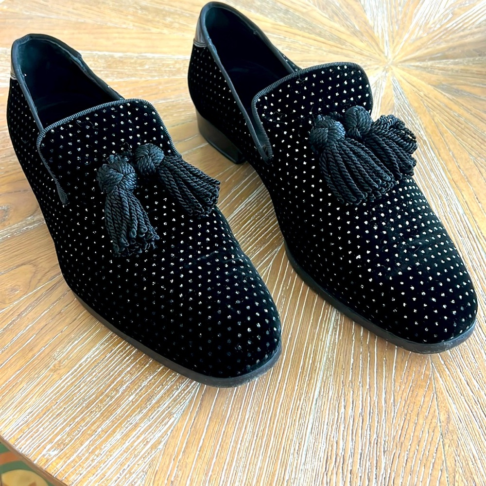 Jimmy Choo men’s loafers with tassels in size 44 European or 11 us